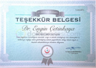 Prof. Dr. Engin Çetinkaya Ortopedi ve Travmatoloji sertifikası