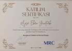 Uzm. Dr. Ebru Yücetürk Geleneksel ve Tamamlayıcı Tıp sertifikası