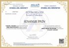 Psk. Dan. Senanur İpkin Psikolojik Danışman sertifikası