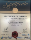 Psk. Dan. Farnaz Başarır Aşrafi Psikolojik Danışman sertifikası