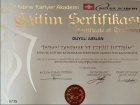 Psk. Dan. Duygu Arslan Topal Psikolojik Danışman sertifikası