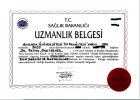 Uzm. Dr. Fatma Yurtsever Psikiyatri sertifikası