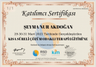Psk. Şeyma Nur Akdoğan Psikoloji sertifikası