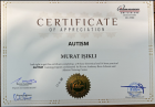 Dr. Murat Işıklı Geleneksel ve Tamamlayıcı Tıp sertifikası