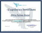 Aile Danışmanı Ebru Batur Aile Danışmanı sertifikası