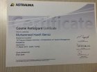 Op. Dr. Muhammed Hanifi Gemci Ortopedi ve Travmatoloji sertifikası