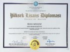 Fzt. İrfan Akyıldız Fizyoterapi sertifikası