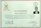Dr. Öğr. Üyesi Yunus Keser Yılmaz Kalp Damar Cerrahisi sertifikası