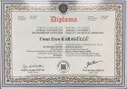 Dt. Eren Karagüllü Diş Hekimi sertifikası