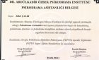 Uzm. Psk. Sibel Kuru Psikoloji sertifikası