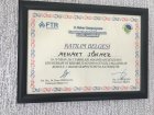Fzt. Mehmet Sönmez Fizyoterapi sertifikası