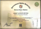 Klinik Psikolog Dr. Umut Alican Öktem Klinik Psikolog sertifikası