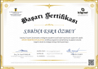 Psk. Esra Özbey Psikoloji sertifikası