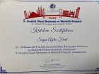 Uzm. Dyt. Aylin Fırat Diyetisyen sertifikası