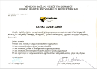 Uzm. Kl. Psk. Fatma Gizem Şahin Psikoloji sertifikası