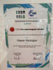 Dt. Hasan Akdoğan Diş Hekimi sertifikası