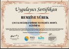 Psk. Dan. Remziye Yürek Psikolojik Danışman sertifikası