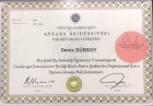Uzm. Dr. Dt. Deniz Gürsoy Ayalp Diş Hekimi sertifikası