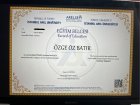 Psk. Özge Öz Batır Psikoloji sertifikası