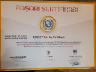 Psk. Rumeysa Altunbaş Eryılmaz Psikoloji sertifikası