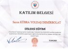 Çocuk Gelişim Uzmanı Kübra Yoldaş Demirbolat Çocuk Gelişim Uzmanı sertifikası