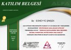 Dyt. Sümeyye Şimşek Diyetisyen sertifikası