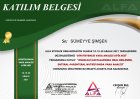 Dyt. Sümeyye Şimşek Diyetisyen sertifikası