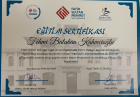 Psk. Batuhan Kahvecioğlu Psikoloji sertifikası