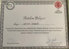 Dyt. Hatice Gürbüz Diyetisyen sertifikası