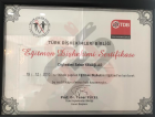 Dt. Seher Yavaşlar Diş Hekimi sertifikası