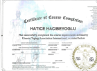 Uzm. Dr. Hatice Hacıbeyoğlu Fiziksel Tıp ve Rehabilitasyon sertifikası