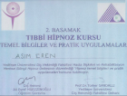 Uzm. Kl. Psk. Asım Eren Psikoloji sertifikası
