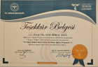 Prof. Dr. Ayşe Berna Anıl Çocuk Sağlığı ve Hastalıkları sertifikası