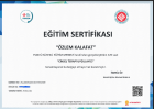 Psk. Özlem Kalafat Psikoloji sertifikası