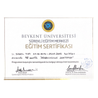 Uzm. Psk. Dan. Sibel Toy Psikolojik Danışman sertifikası