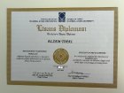 Uzm. Kl. Psk. Elzem Topal Klinik Psikolog sertifikası