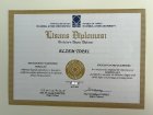 Uzm. Kl. Psk. Elzem Topal Psikoloji sertifikası