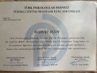 Psk. Hayriye Sezer Psikoloji sertifikası