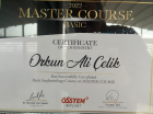 Dt. Orkun Ali Çelik Diş Hekimi sertifikası
