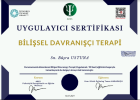 Psk. Büşra Çınar Psikoloji sertifikası