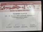 Op. Dr. Nurten Yavuz Plastik Rekonstrüktif ve Estetik Cerrahi sertifikası
