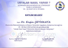 Prof. Dr. Engin Çetinkaya Ortopedi ve Travmatoloji sertifikası