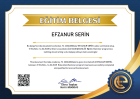 Psk. Dan. Efzanur Serin Psikolojik Danışman sertifikası