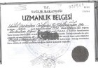 Op. Dr. İbrahim Oskui Plastik Rekonstrüktif ve Estetik Cerrahi sertifikası