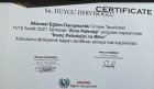 Uzm. Kl. Psk. Duygu Dervişoğlu Psikoloji sertifikası