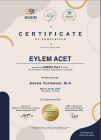 Uzm. Kl. Psk. Eylem Acet Psikoloji sertifikası