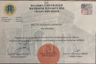 Uzm. Dt. Pelin Tavana Diş Protez Uzmanı sertifikası