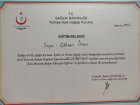 Op. Dr. Gökçen İlhan Kadın Hastalıkları ve Doğum sertifikası