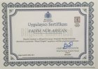 Uzm. Kl. Psk. Fadim Nur Arslan Psikoloji sertifikası