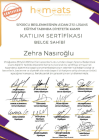 Dyt. Zehra Nasıroğlu Diyetisyen sertifikası